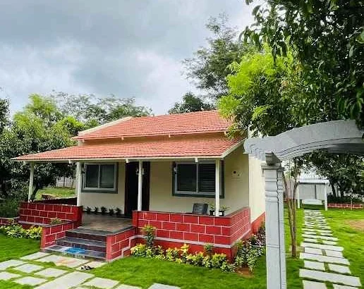Managed farmland near mysore road